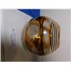 Image 1 : MOSER, LARGE, ROSE BOWL, GOLD COLOURED, HAND BLOWN