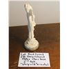 Image 2 : HAND CARVED, IVORY COLOURED STATUE, STONE BASE 5” TALL ORIENTAL FIGURE