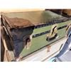Image 1 : metal chest/trunk, very clean 16" x 30" x 12"T
