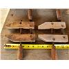 Image 1 : pair of vintage wooden clamps 6" ex. Condition