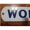 Image 2 : porcelain restroom sign "Women" original, 10 inch