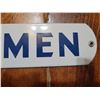 Image 3 : porcelain restroom sign "Women" original, 10 inch