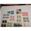 Image 2 : Older 20 blocks of 4 unused Canada stamps