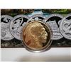 Image 3 : Large 1oz Buffalo & 2017 Clad proof 25¢ US Coins
