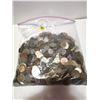 Image 1 : Large heavy bag of forgein coins