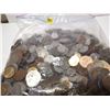 Image 3 : Large heavy bag of forgein coins