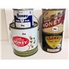 Image 1 : 2 Honey tins 1 Climax Jam tin