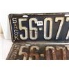 Image 2 : Pair 1924 Sask License plates