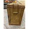 Image 3 : Wooden ammo box - pre WWII - all original - 15"W x 9.5"H x 6"D