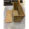 Image 5 : Wooden ammo box - pre WWII - all original - 15"W x 9.5"H x 6"D
