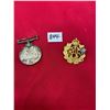 Image 1 : Army medal and RCAF badge - 1 is a defense medal