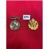 Image 4 : Army medal and RCAF badge - 1 is a defense medal