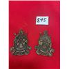 Image 4 : 2 Army badges - Canadian infantry corps - "Acer"