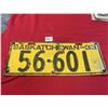 Image 1 : 1933 Saskatchewan license plate