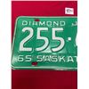 Image 2 : 1965 Saskatchewan license plate