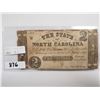 Image 1 : 1861 State of N.Carolina $2 bill