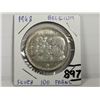 Image 1 : 1948 Belgium, silver 100 Franc