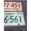 Image 3 : 1970 and 1975 Saskatchewan farm license plates