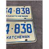 Image 3 : Pair of 1976 Saskatchewan license C plates