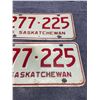 Image 3 : Pair of 1975 Saskatchewan license plates