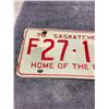 Image 2 : 1973 RCMP Saskatchewan farm license plate