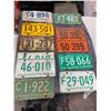 Image 1 : 11 Saskatchewan license plates - 2 pairs, 7 singles