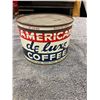 Image 1 : American deluxe coffee tin - 1 pound