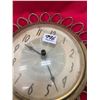 Image 5 : Art deco kitchen wall clock, working - Westclox electric