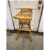 Image 1 : Wooden high chair - birch