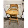 Image 2 : Wooden high chair - birch