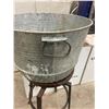 Image 2 : Galvanized steel tub - 18"