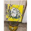 Image 3 : White Rose, 25lb grease pail and Porcelain sign - As found condition