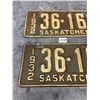 Image 2 : 1932 pair of Saskatchewan license plates