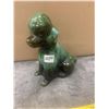 Image 1 : Large, Blue Mountain pottery, dog/poodle - 7.5"H