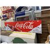 Image 1 : Coca-Cola sign - plastic lens - 52"x14"