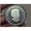 Image 6 : 2015 "Canada's Rugged Mountains" Canadian 200 dollar, 99.99% pure silver coin