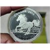Image 3 : 2015 "The Canadian Horse: Little Iron horse" Canadian 100 dollar, fine silver coin