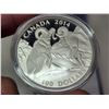 Image 4 : 2014 "The Rocky Mountain Bighorn sheep" Canadian 100 dollar, fine silver coin