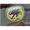 Image 3 : 2015 "Iconic Superman - #4 1940 comic" Canadian 100 dollar, 14K Gold coin - coloured
