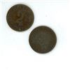 Image 3 : 2 - 1875-76 German pennies