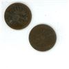 Image 4 : 2 - 1875-76 German pennies