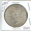 Image 1 : 1885 US Morgan silver dollar