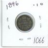 Image 1 : 1896 Canadian silver 10 cent coin