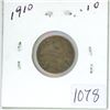 Image 1 : 1910 Canadian silver 10 cent coin