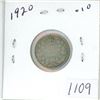 Image 1 : 1920 Canadian silver 10 cent coin