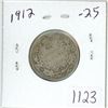 Image 1 : 1912 Canadian silver 25 cent coin