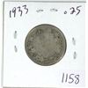 Image 1 : 1933 Canadian silver 25 cent coin