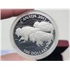 Image 2 : 2013 "Bison Stampede" Canadian 100 dollar, fine silver coin