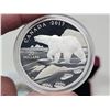 Image 2 : 2017 "The Polar Bear" Canadian 20 dollar, fine silver coin