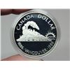 Image 2 : 1886-1986 "Vancouver Railroad" Canadian silver proof dollar